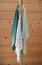 Pleny - Textilní pleny z bavlněného mušelínu Cotton Muslin Cloths Beaba Jurassique sada 3 kusů 70*70 cm od 0 měsíců zelené_2