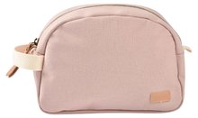 Detská kozmetika - Kozmetická taštička Toiletry Pouch Beaba Canvas Dusty Rose so zipsom ružová_0