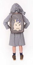 Zaini e borse da scuola - Zaino scolastico Backpack James Houndstooth Horse Jeune Premier ergonomico lussuoso design 42*30 cm_1