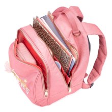 Genți și ghiozdane școlare - Ghiodan școlar Backpack James Tutu Tiger Pink Mélange Jeune Premier design erognomic de lux 42*30 cm_2