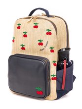 Zaini e borse da scuola - Zaino scuola New Bobbie Raffia Cherry Jeune Premier ergonomico design di lusso 42*30 cm_2