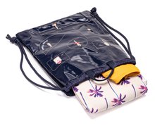 Pochettes pour chaussures de rechange - Sac d'école pour le cours de gymnastique et chaussures de ville City Bag Jewellery Box Navy Jeune Premier ergonomique de luxe 40*36 cm_0