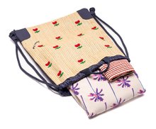 Pytlíky na přezůvky - Školní vak na tělocvik a přezůvky City Bag Raffia Cherry Jeune Premier ergonomický luxusní provedení 40*36 cm_0