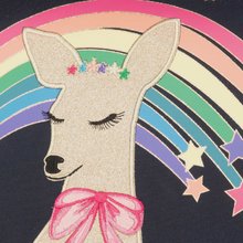 Šolske aktovke - Šolska aktovka Classic Midi Rainbow Deer Jeune Premier ergonomično razkošno izvedba 30*38 cm_2