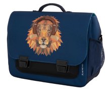 Serviete școlare - Servietă școlară Classic Midi Lion DJ Jeune Premier design ergonomic de lux 30*38 cm_1