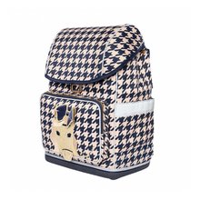 Mochilas escolares y backpacks - Mochila escolar grande Ergomaxx Houndstooth Horse Jeune Premier ergonómico de lujo 41*27 cm_1