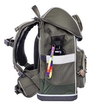 Mochilas escolares y backpacks - Mochila escolar grande Ergomaxx Big Five Khaki Jeune Premier ergonómico lujoso diseño 41*27 cm_3