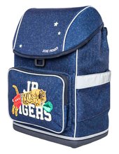 Schultaschen und Rucksäcke - Schulrucksack Ergomaxx Boxing Tiger Navy Mélange Jeune Premier Ergonomisches luxuriöses Design 41*27 cm_1