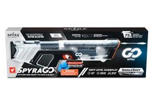 Water pistols - Vodná pištoľ s manuálnym nabíjaním vodou SpyraGO Clear Spyra s elektronickým indikátorom stavu batérie a dostrelom 8 metrov s modrým farbivom od 8 rokov_3