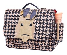 Školske aktovke - Školska aktovka It Bag Midi Houndstooth Horse Jeune Premier ergonomično luksuzno izvedba 30*38 cm_2