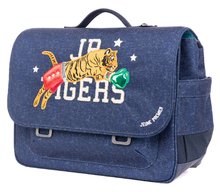 Školske aktovke - Školska aktovka It Bag Midi Boxing Tiger Navy Mélange Jeune Premier ergonomično luksuzno izvedba 30*38 cm_1