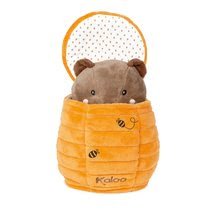 Bábky pre najmenších - Plyšový medveď bábkové divadlo Ted Bear Kachoo Kaloo prekvapenie v úli 25 cm pre najmenších od 0 mes_4
