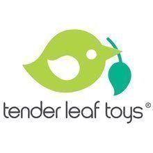 Drevené didaktické hračky - Drevený krokodíl Crocodile Tender Leaf Toys stojaci_0