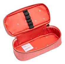 Szkolne piórniki - Szkolny piórnik Pencil Box Tutu Tiger Pink Mélange Jeune Premier ergonomiczne luksusowe wykończenie 22*7 cm_0