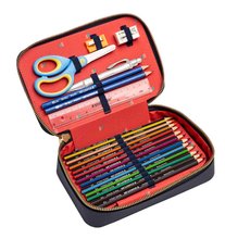 Trousses - Boîte à crayons scolaire Pencil Box Filled Dashing Deer Jeune Premier ergonomique luxueux exécution 20*7 cm_0