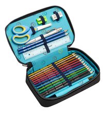 Trousses - Boîte à crayons scolaire Pencil Box Filled Grand Prix Jeune Premier ergonomique de luxe 20*7 cm_2