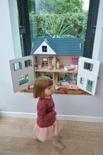 Dřevěné domky pro panenky - Dřevěný domeček pro panenku Dovetail House Tender Leaf Toys ultra stylový se 6 pokoji a parketami bez nábytku a postaviček_0