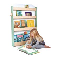 Detský drevený nábytok - Drevená knižnica pre deti Forest Bookcase Tender Leaf Toys so 4 poličkami_0