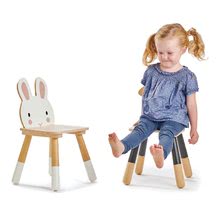 Detský drevený nábytok - Drevená stolička zajac Forest Rabbit Chair Tender Leaf Toys pre deti od 3 rokov_0
