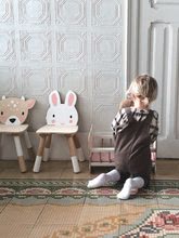 Dětský dřevěný nábytek - Dřevěná židle Zajíc Forest Rabbit Chair Tender Leaf Toys pro děti od 3 let_2