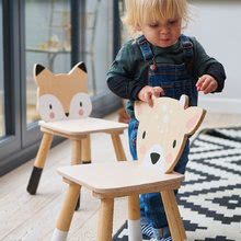 Dětský dřevěný nábytek - Dřevěná židle Zajíc Forest Rabbit Chair Tender Leaf Toys pro děti od 3 let_3