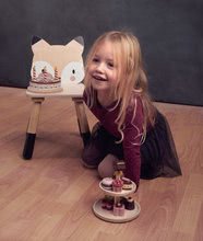 Detský drevený nábytok - Drevená stolička líška Forest Fox Chair Tender Leaf Toys pre deti od 3 rokov_0