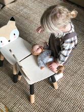 Detský drevený nábytok - Drevená stolička líška Forest Fox Chair Tender Leaf Toys pre deti od 3 rokov_1