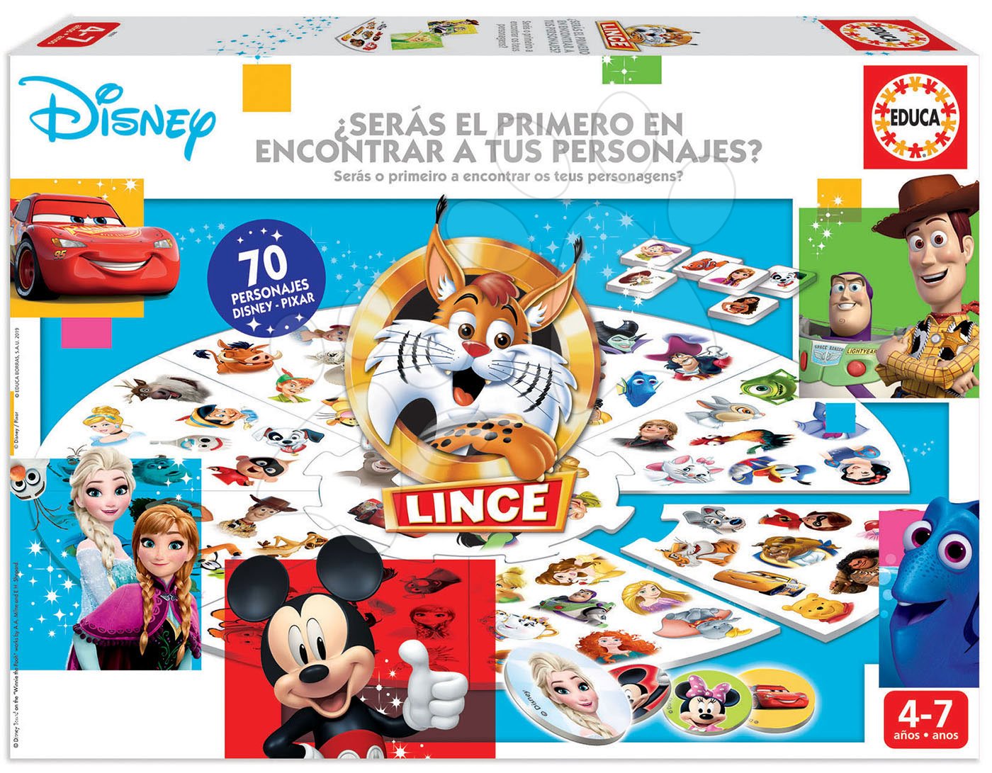 Tarsasjatek Lynx Disney 70 Abraval