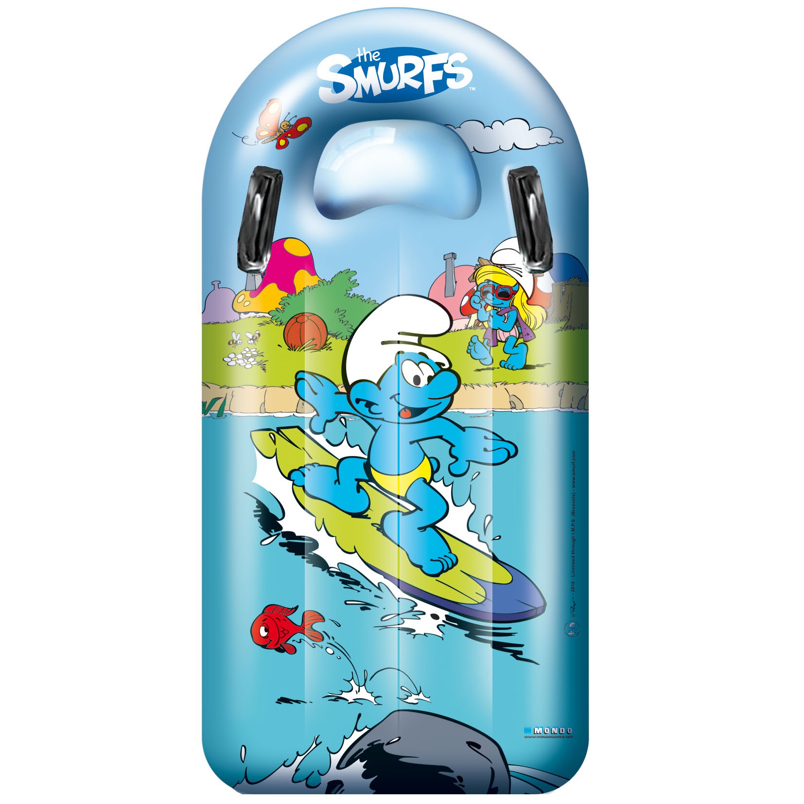 Mondo felfújható szörfmatrac Surf Rider Hupikék törpikék 16381 kék