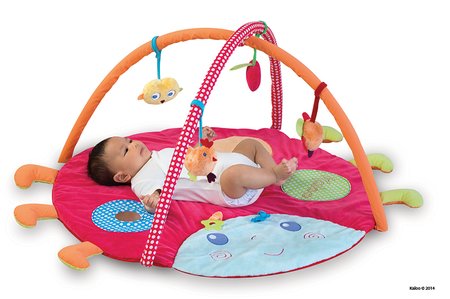 Bară cu jucării și covor de joacă - Covor multifuncţional de joacă şi centru de activităţi Colors-Activity Playmat Ladybug Kaloo - 5