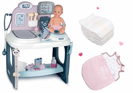 Od 3 do 6 let od výrobce Smoby - Set zdravotnický pult pro lékaře Baby Care Center Smoby